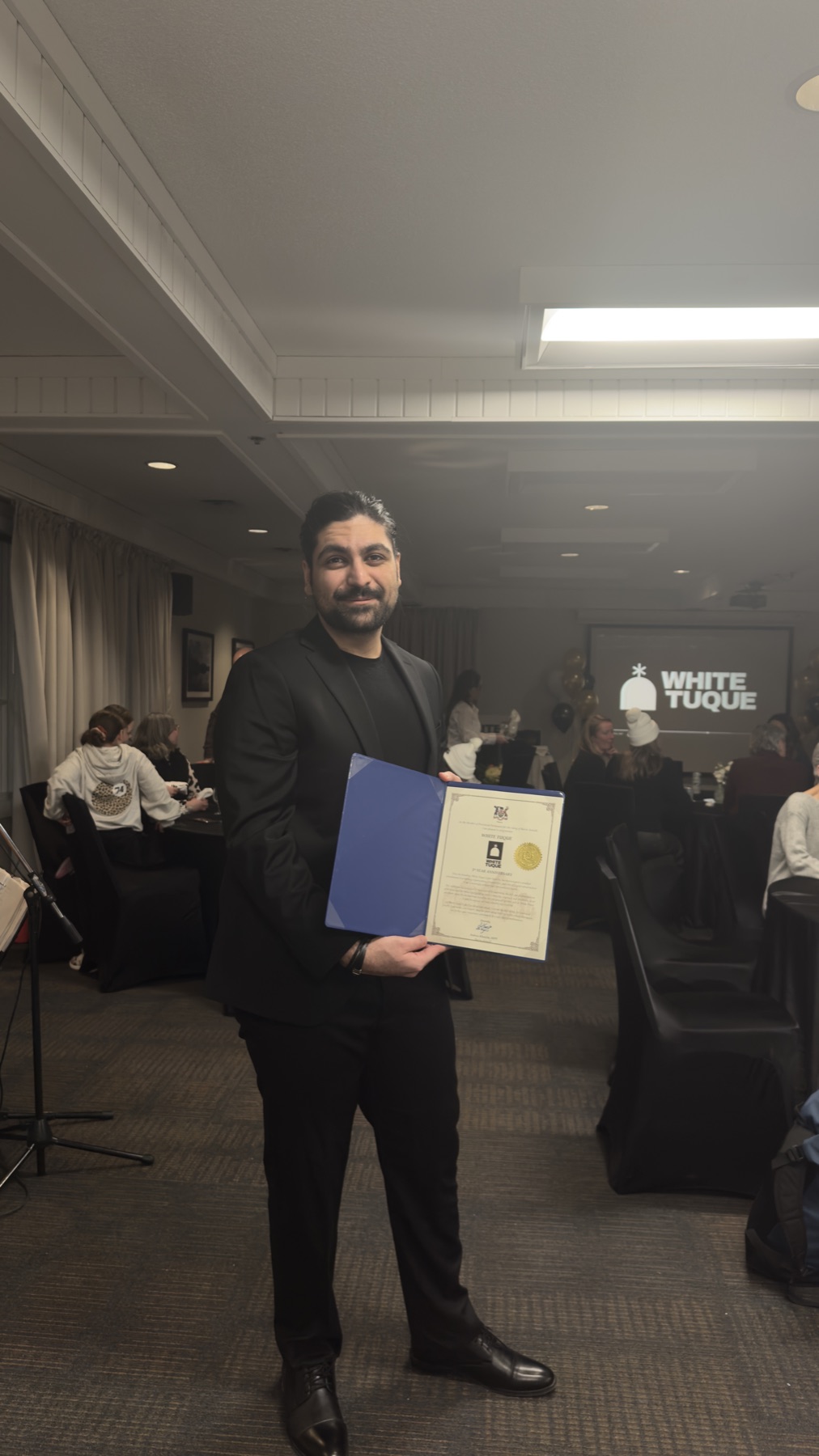 Ontario Provincial Parliament recognition certificate